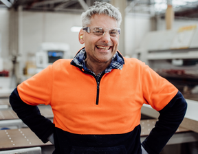 Happy employee at Dovetail