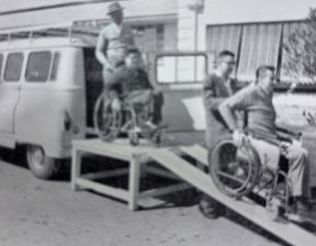 1962 Arriving at work