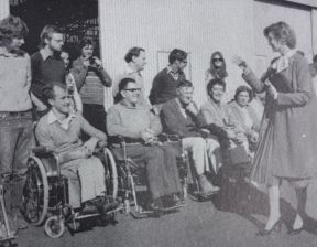 1980 HRH Princess Alexandra visits Bedford
