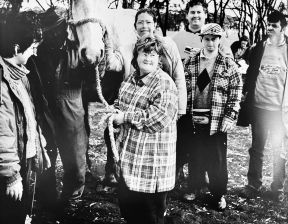 1996/97 Bedford employees on trip for Duke of Edinburgh Awards