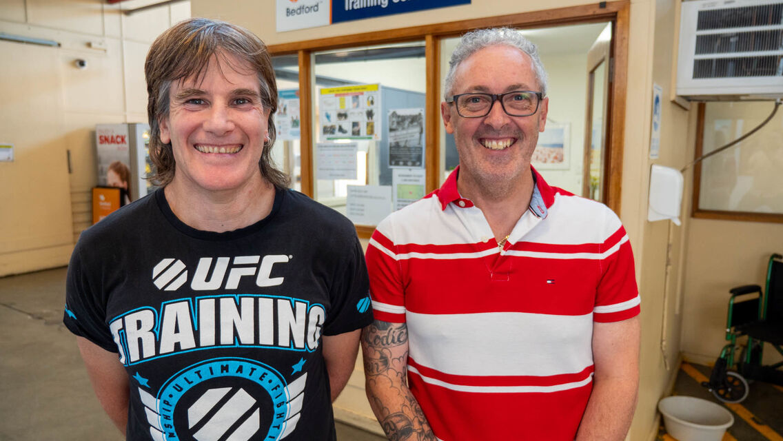 Scott Johnson and PTO Geoff Ryles