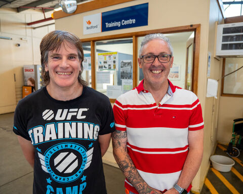 Scott Johnson and PTO Geoff Ryles