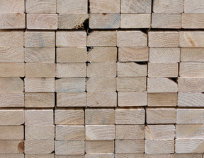 Huge stack of timber