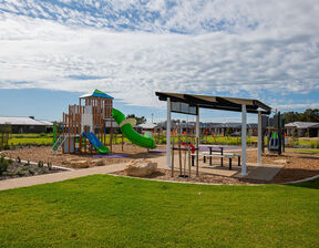 Overview of children's playgroud and sheltered area