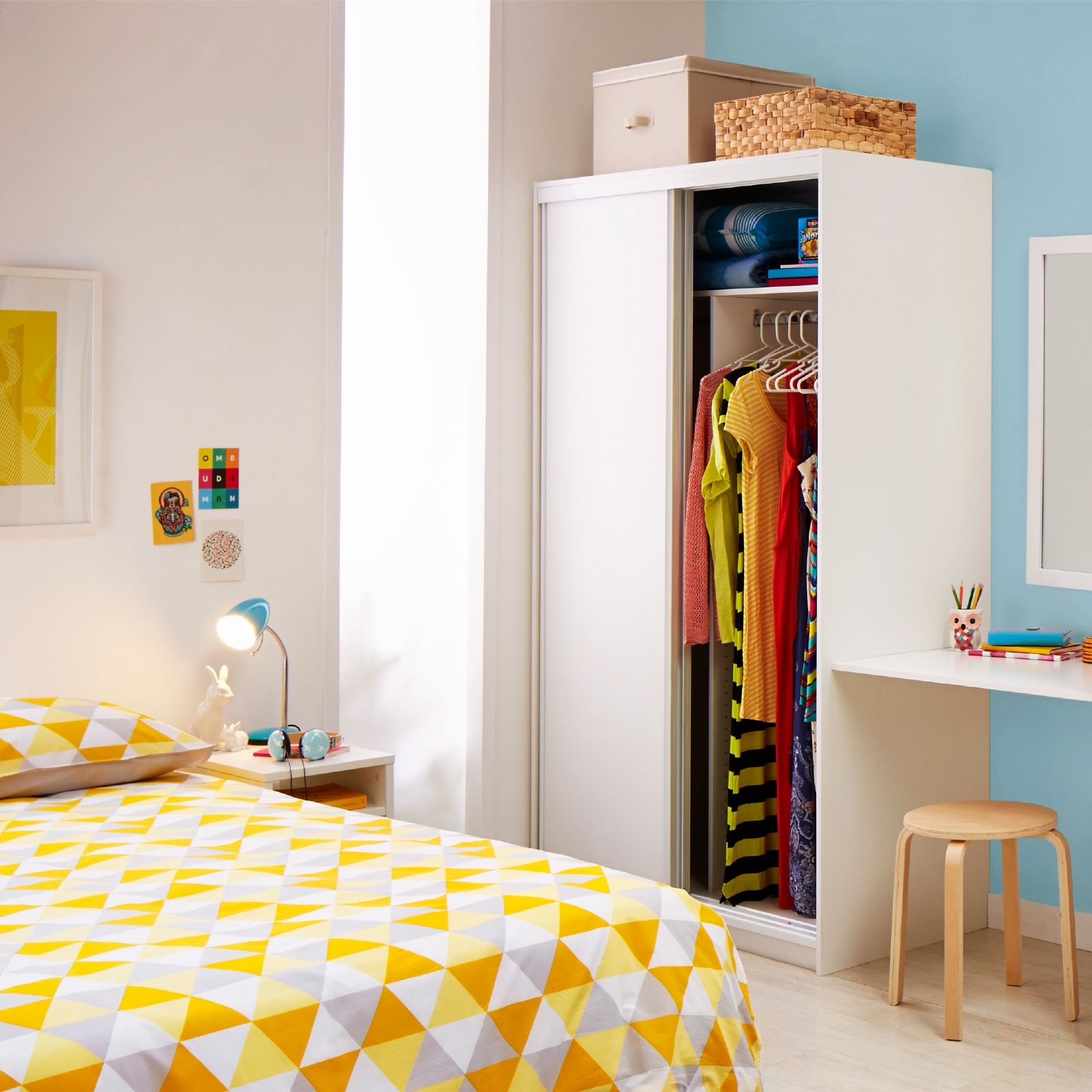 Sliding Wardrobe Door White